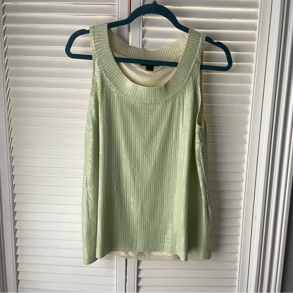 J. Crew Collection Mint Green Sleeveless Tank Top